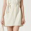 Sleeveless Wrap Mini Dress