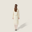 Embroidered Tweed Jacket and Matching Midi Skirt