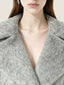 Embellished Wool Double-Breasted Coat