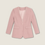 Tailored Single-Breasted Jacket with Flared Pants