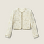 Hand-Embroidered Tweed Jacket