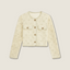 Embroidered Tweed Jacket and Matching Midi Skirt