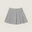 Tweed Jacket with Lace Trim and Mini Skirt