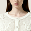 Sheer Embroidered Lace Knit Cardigan