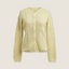 Sheer Embroidered Lace Knit Cardigan