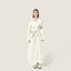 Ivory Belted Trench Coat