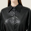 Black Belted Shirt Jacket