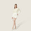 Satin Top with Gold Detail