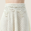 Crochet Skirt with Pearl Embroidery