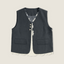 Lace-Trim Tailored Pearl Vest