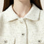 Ivory Étoile Tweed Cropped Jacket