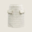 Tweed Two-Piece Set with Fringed Edges