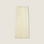 Plissé Gold Vest and Maxi Skirt Set