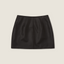Celeste Lambskin Miniskirt