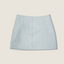 Celeste Lambskin Miniskirt