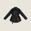 Black Belted Shirt Jacket