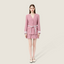 Tweed Jacket with Lace Trim and Mini Skirt