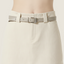 Lace-Trim Mini Skirt