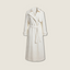 Jacquard Lace Trench Coat
