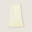 Cream Embellished Tweed Maxi Set