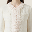 Floral Ruffle Tweed Set