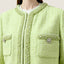 Lime Tweed Jacket and Vest Set