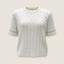 Cable-Knit Cardigan and Short-Sleeve Sweater Set