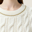 Cable-Knit Cardigan and Short-Sleeve Sweater Set