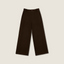 Crease-Front  Wide-Leg Trousers