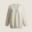 Wool Buttoned Vest and Cardigan Set