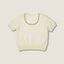 Embellished Scoop-Neck Knit Top
