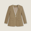Tailored Single-Breasted Jacket with Flared Pants