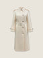 Belted Trench Coat With Sleeve Detail
