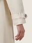 Belted Trench Coat With Sleeve Detail