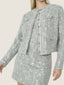Jacquard Wool Jacket and Dress Set