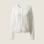 Sheer Embroidered Lace Knit Cardigan