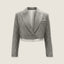 Cropped Blazer and Midi Skirt Set