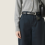 Belted Wide-Leg Pants