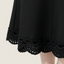 Satin Lace Midi Skirt