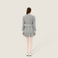 Tweed Jacket with Lace Trim and Mini Skirt