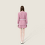 Tweed Jacket with Lace Trim and Mini Skirt