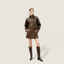 Asymmetric Zip-Collar Lambskin Jacket