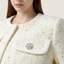 Embellished Pocket Tweed Blazer
