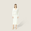 Petal Knit Cashmere Cardigan with Beaded Detail